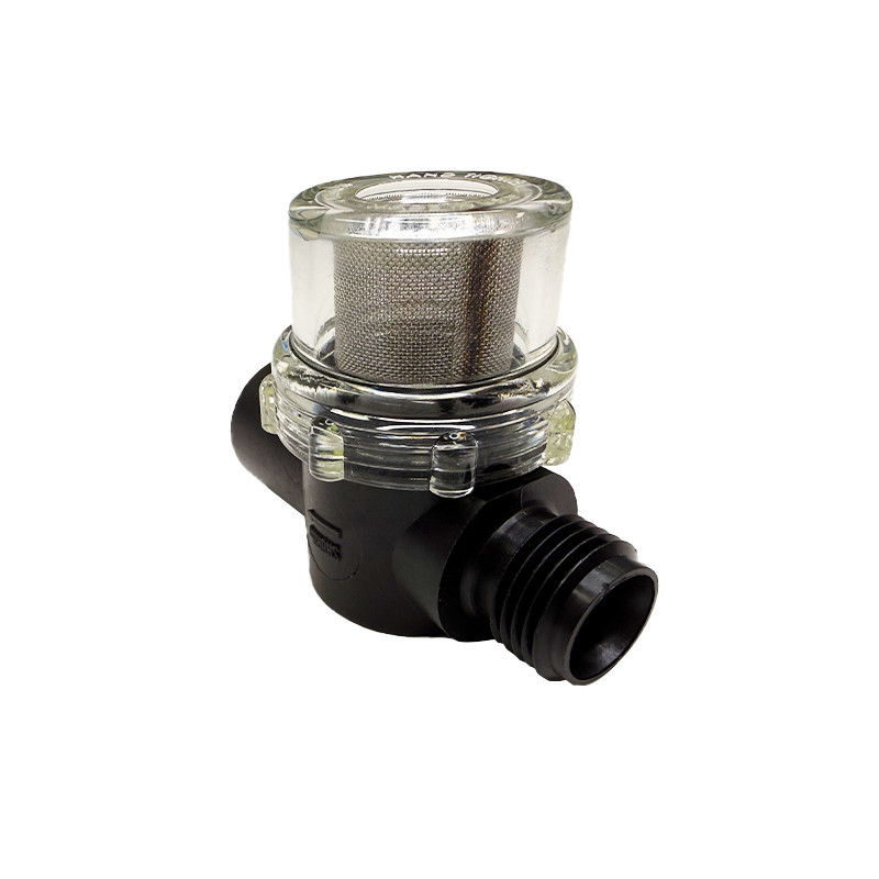 Shurflo twist-on RV water filter with 1/2 inch thread
