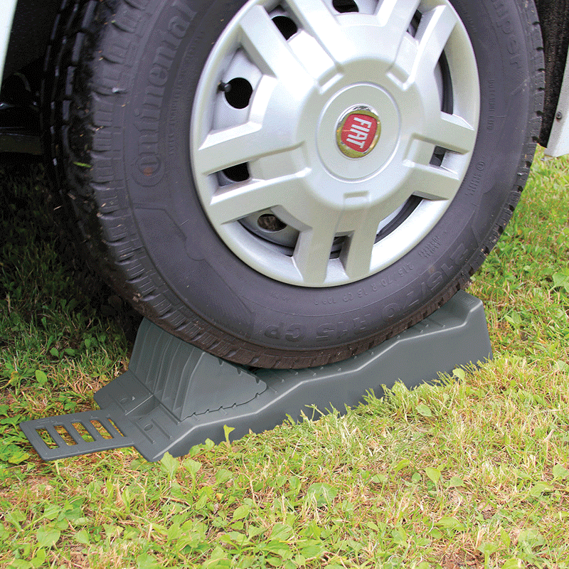 Fiamma Level-Up Plus levelling ramps for motorhomes and caravans, grey 2-pack