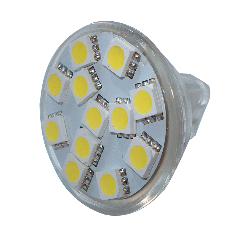 LED MR11 replacement bulb cool white 12V 1.8W for RV lighting