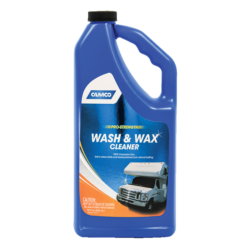 Camco Pro-Strength wash and wax 946ml for motorhomes and caravans