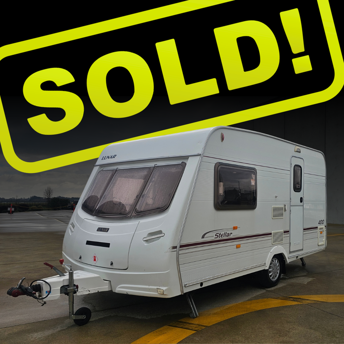 2003 Lunar Stellar 400 — Self-Contained 2-Berth Touring Caravan (Motor Mover)